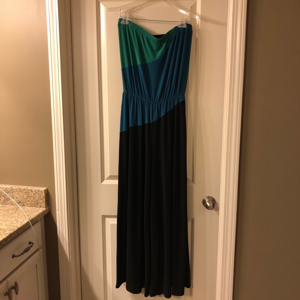 Strapless romper